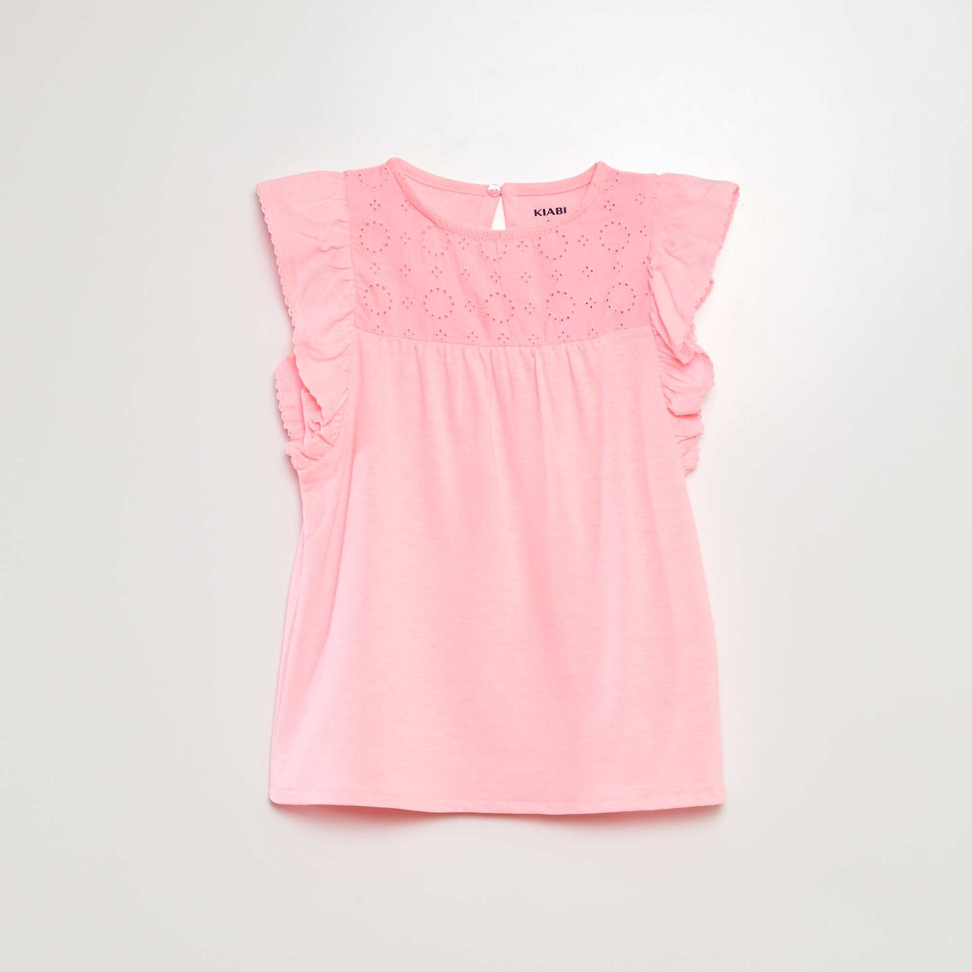 T-shirt en broderie anglaise ROSE