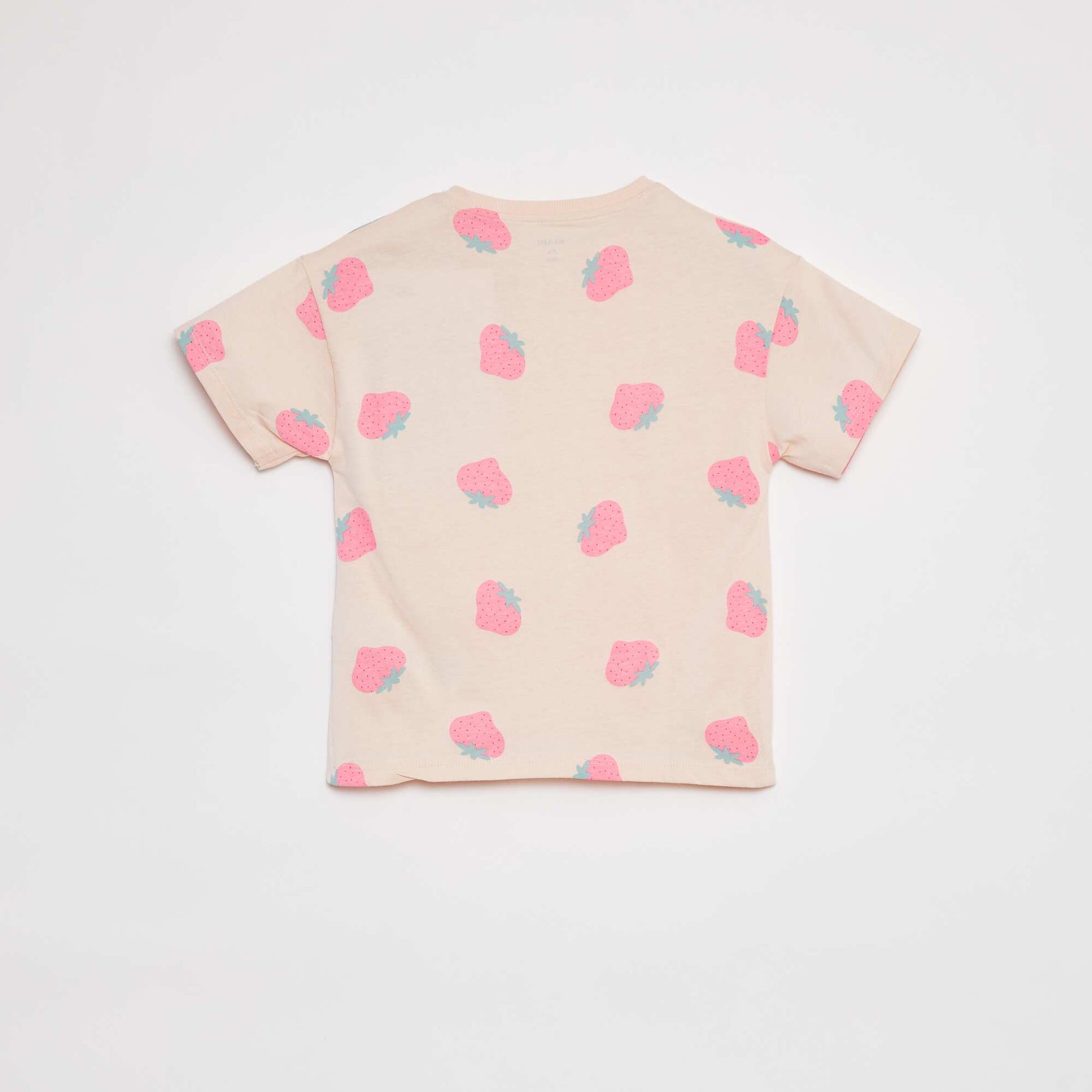 T-shirt à manches courtes avec imprimé ROSE