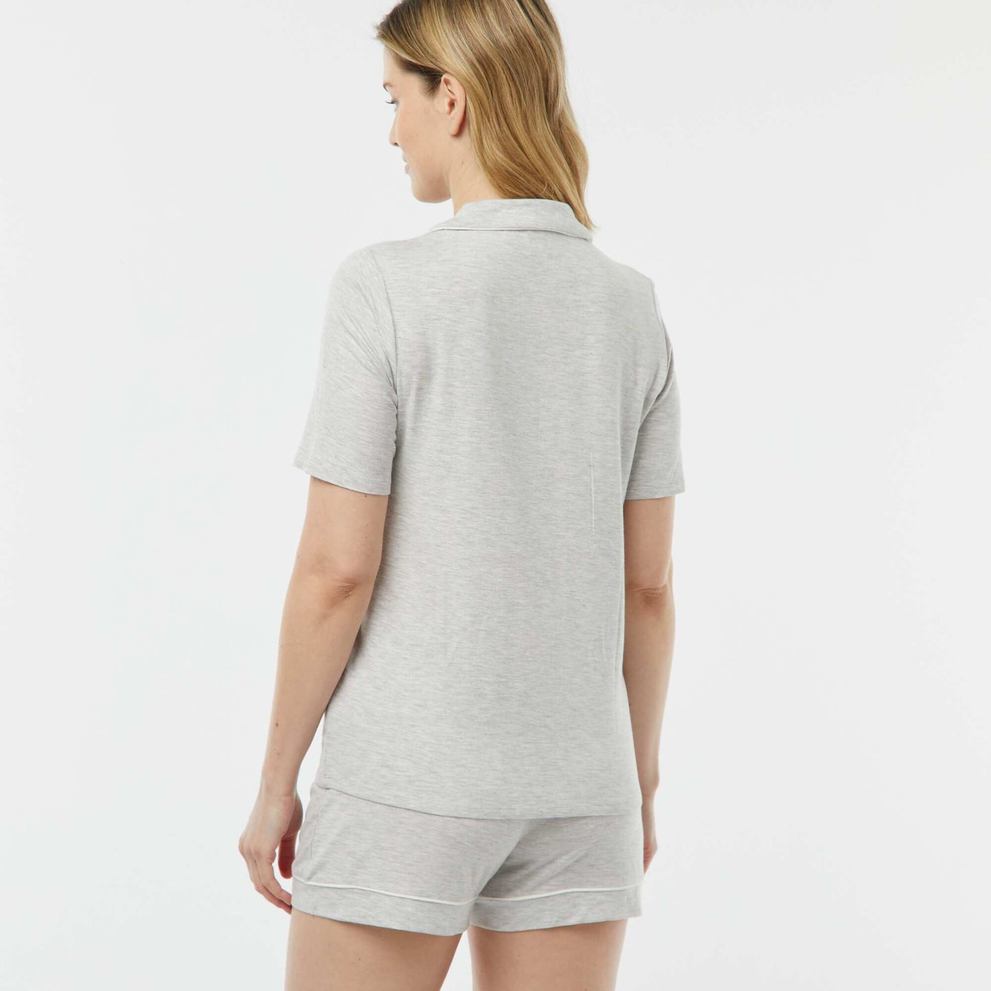Pyjama court - 2 pièces GRIS