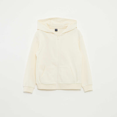 Sweat à capuche BLANC