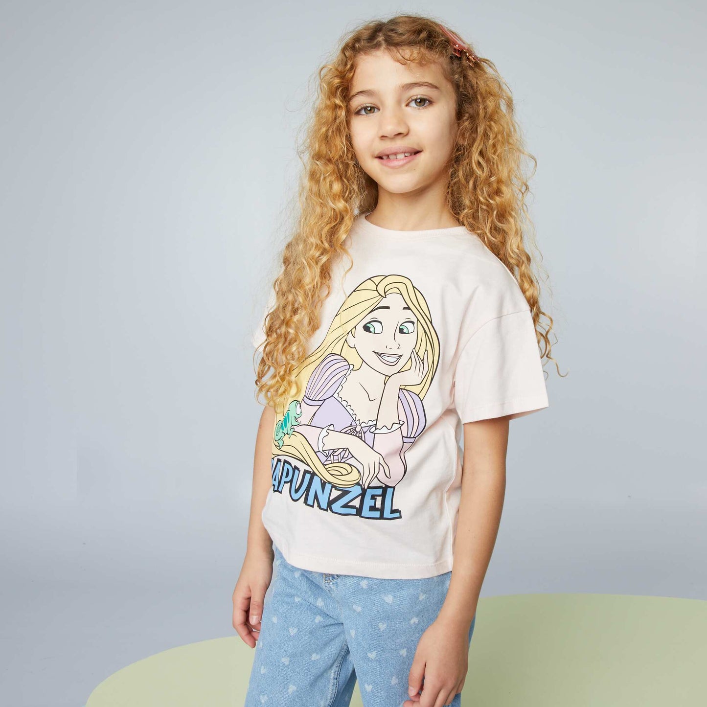 T-shirt 'Raiponce' 'Disney' ROSE