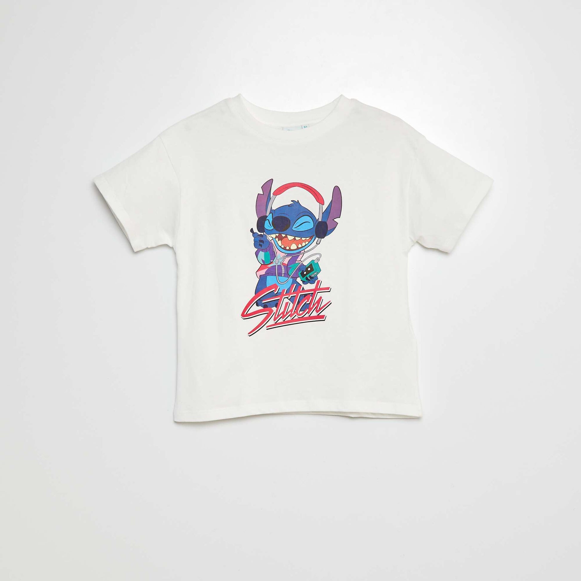 T-shirt à manches courtes 'Disney' BLANC