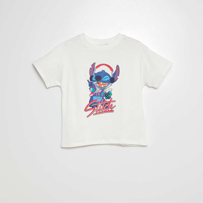 T-shirt à manches courtes 'Disney' BLANC