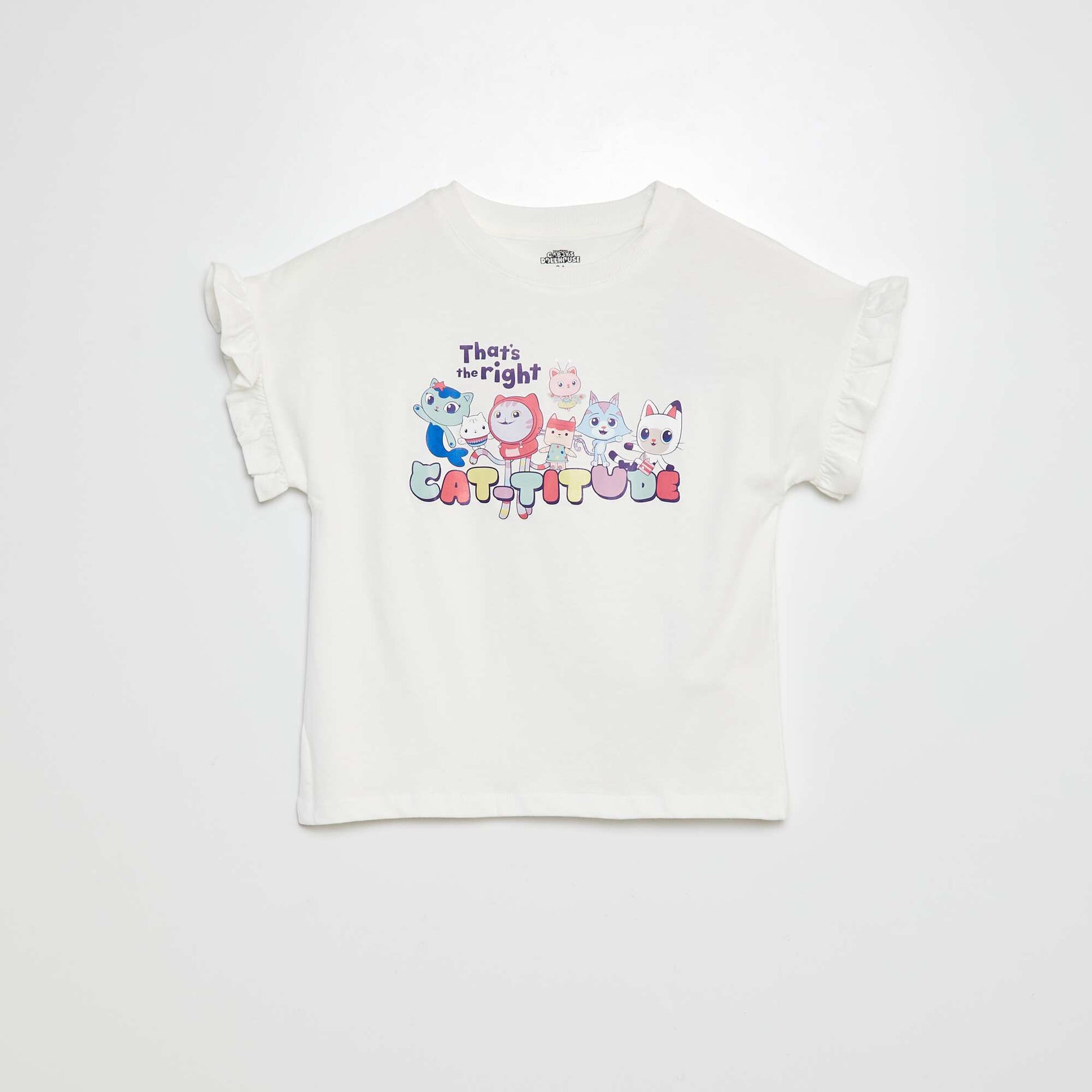 Tee-shirt 'Gabby et la maison magique' BLANC