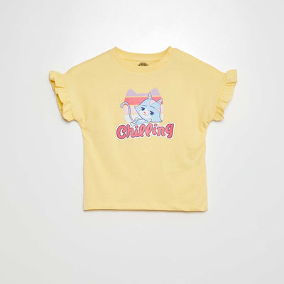 Tee-shirt 'Gabby et la maison magique' JAUNE