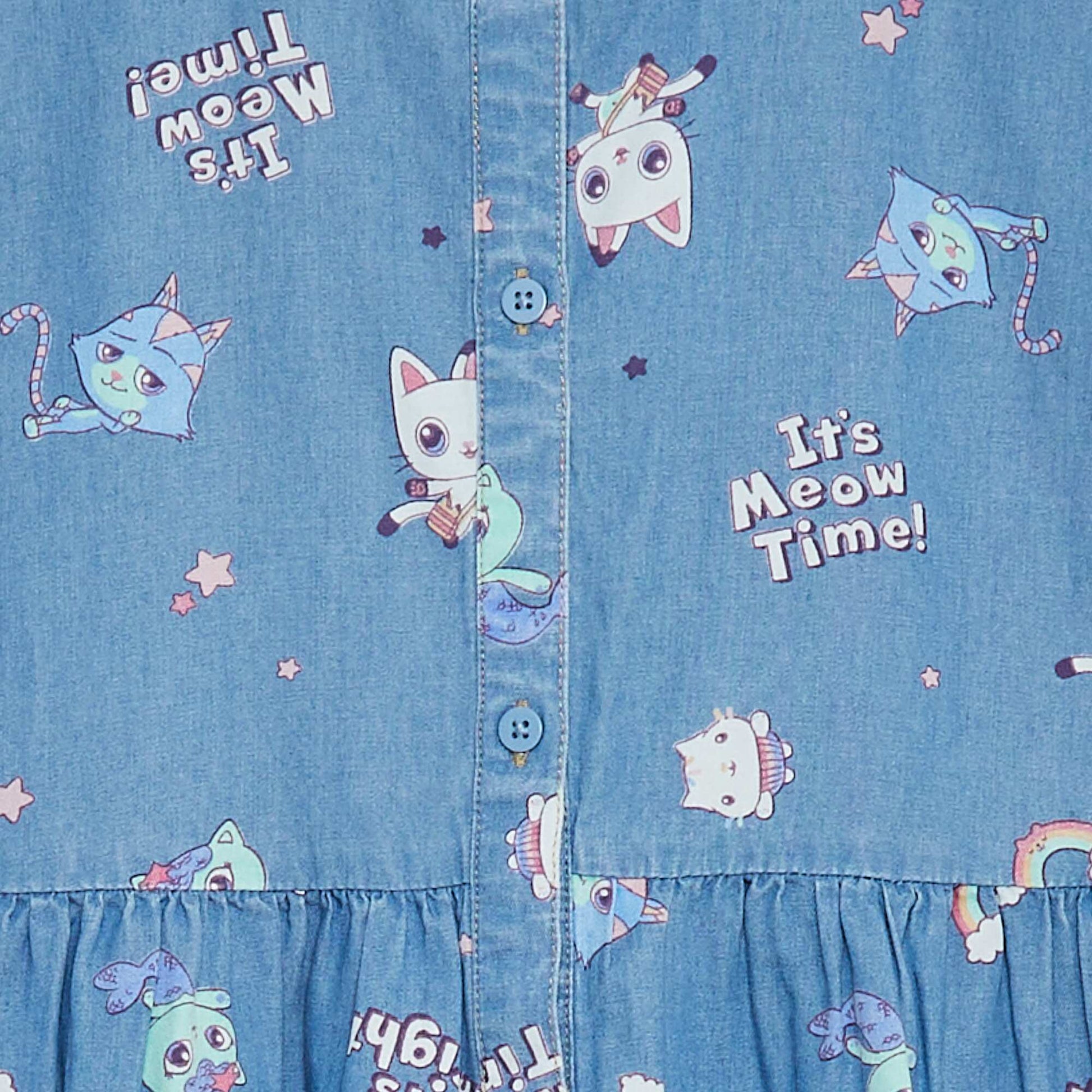 Robe courte 'Gabby et la maison magique' BLEU