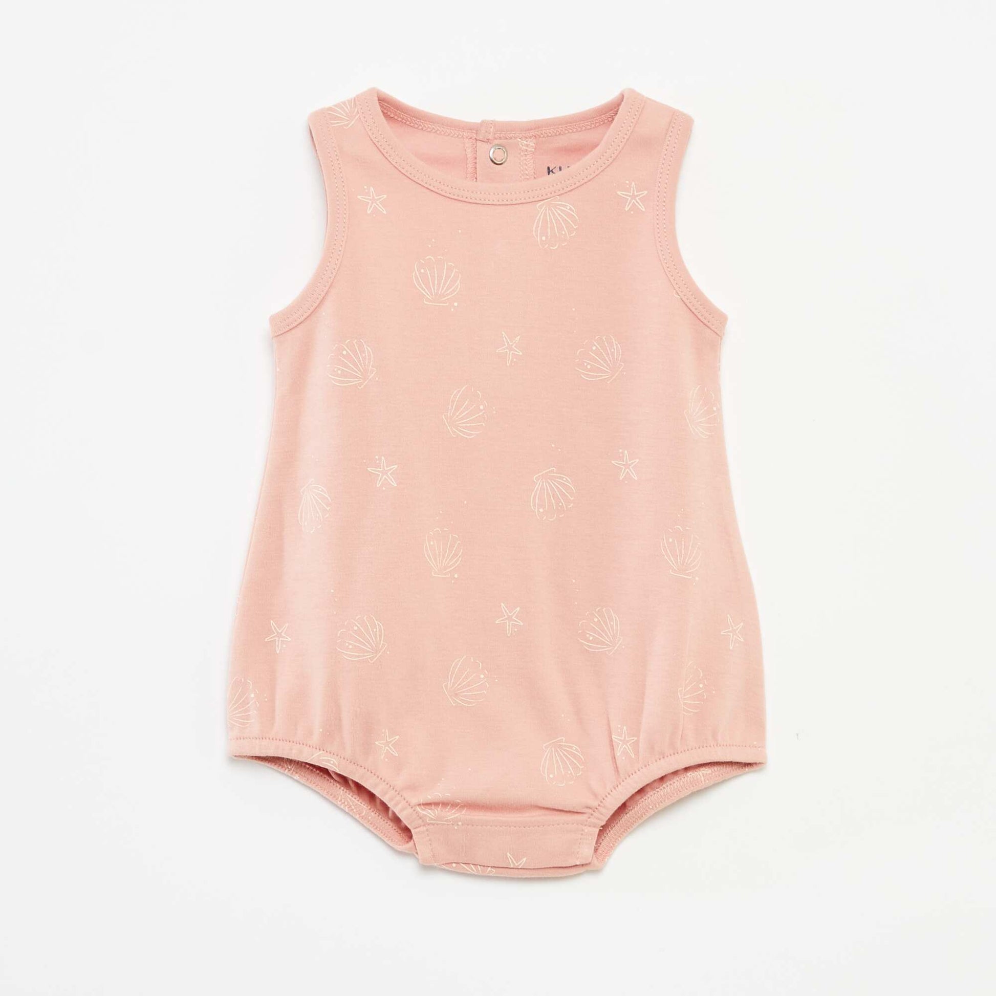 Lot de 2 barboteuses courtes ROSE