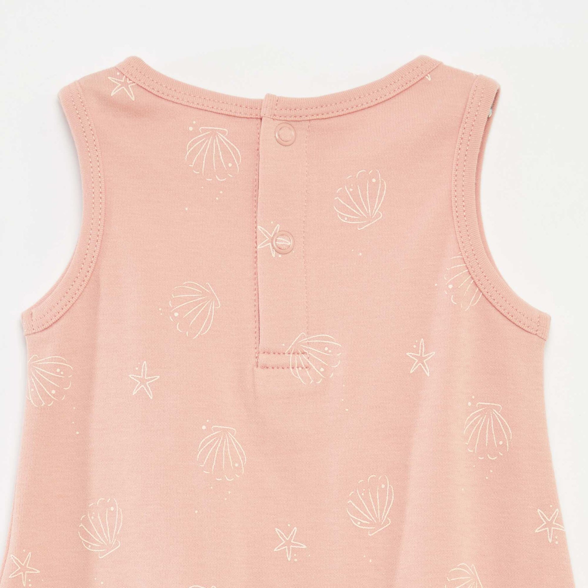 Lot de 2 barboteuses courtes ROSE