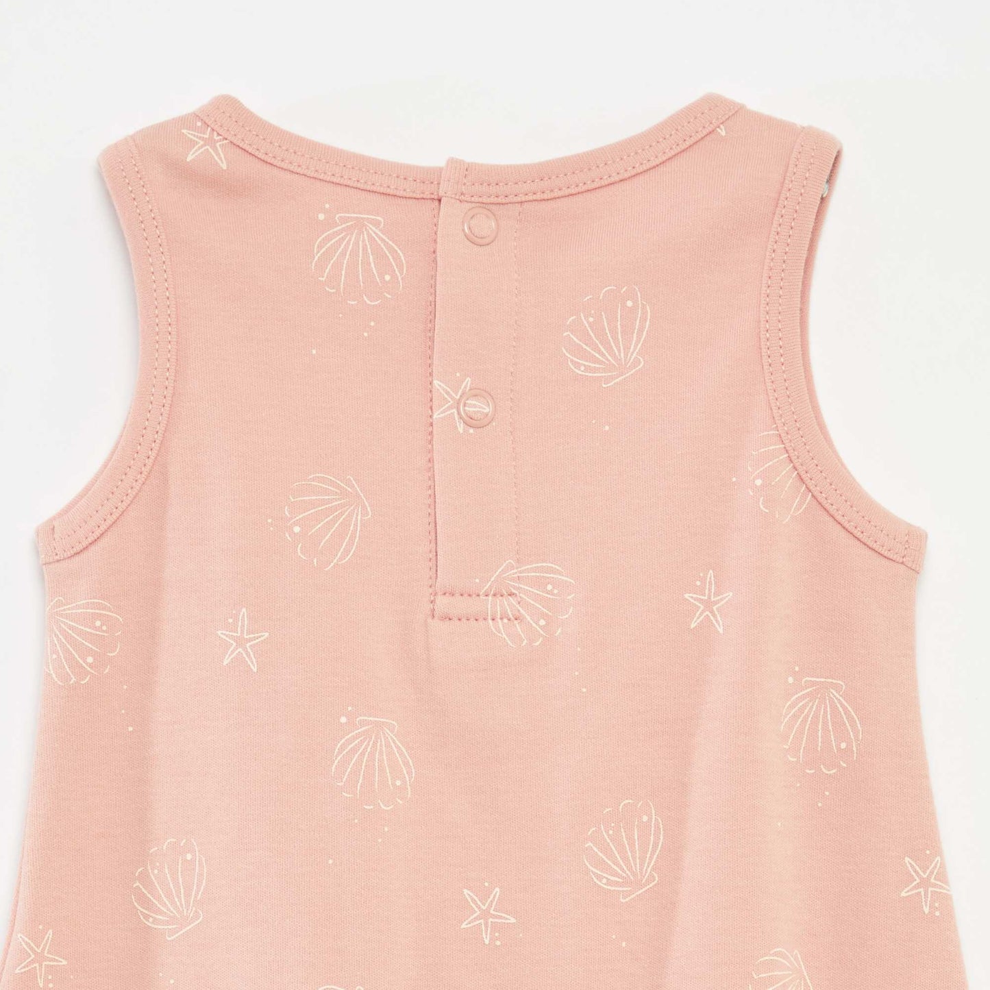 Lot de 2 barboteuses courtes ROSE