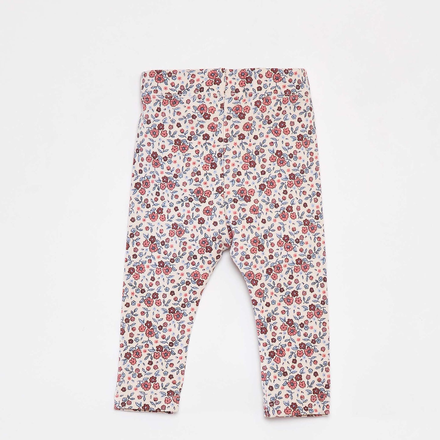 Legging côtelé imprimé 'Marie' ROSE