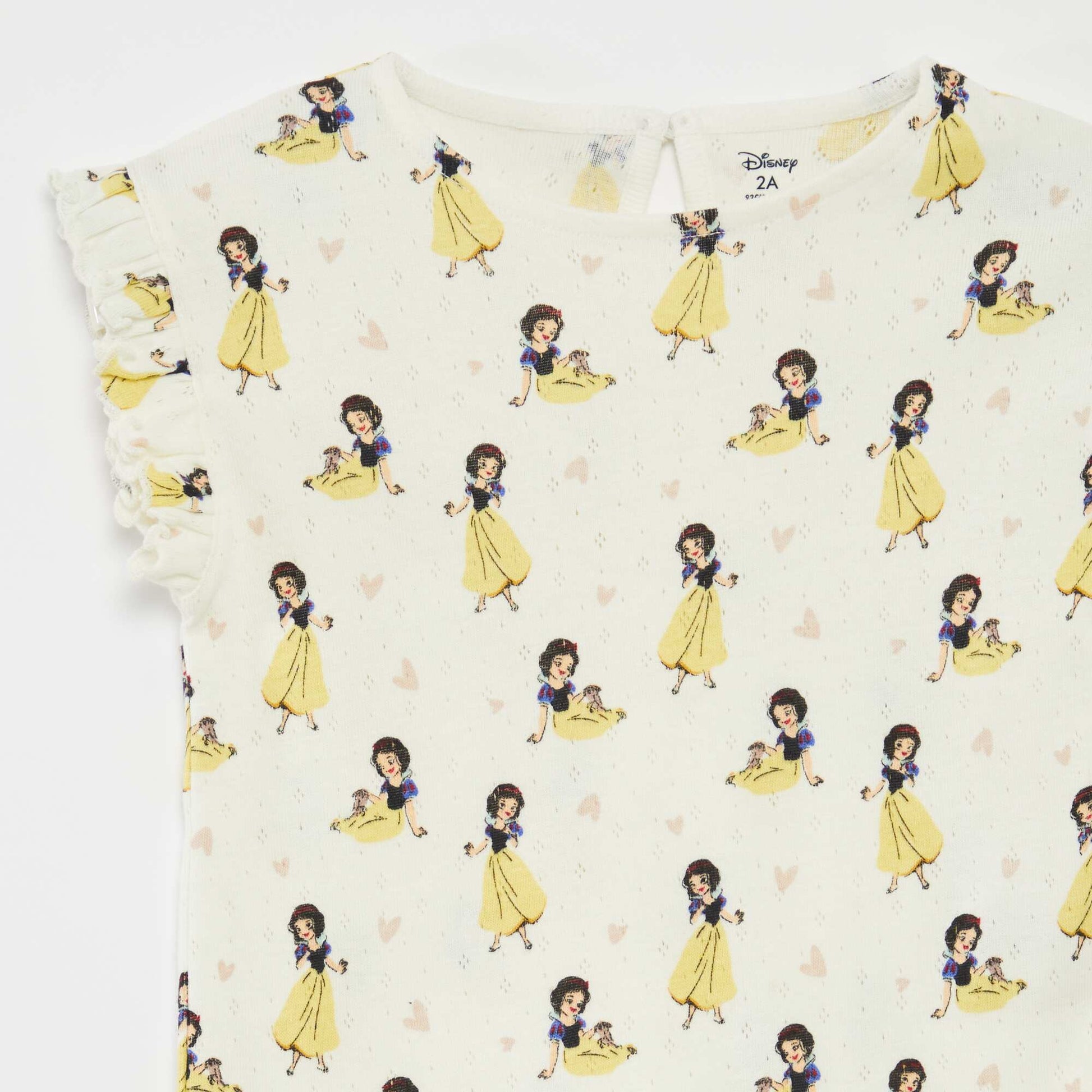 Ensemble t-shirt en maille pointelle + legging 'Disney' - 2 pièces BLANC