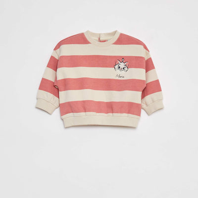 Sweat en coton 'Marie' ROSE