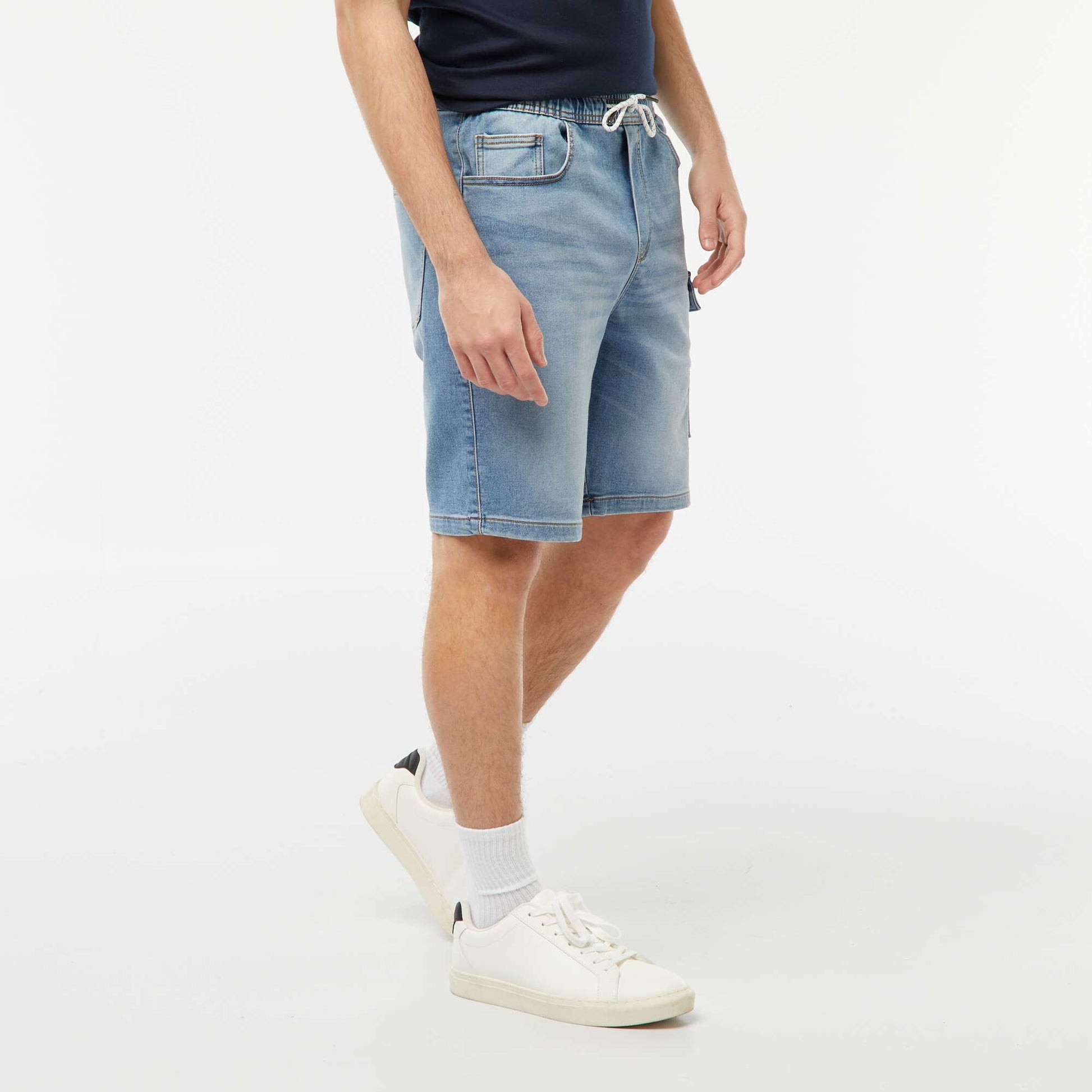 Bermuda en denim multi-poches TRIPLE STONE