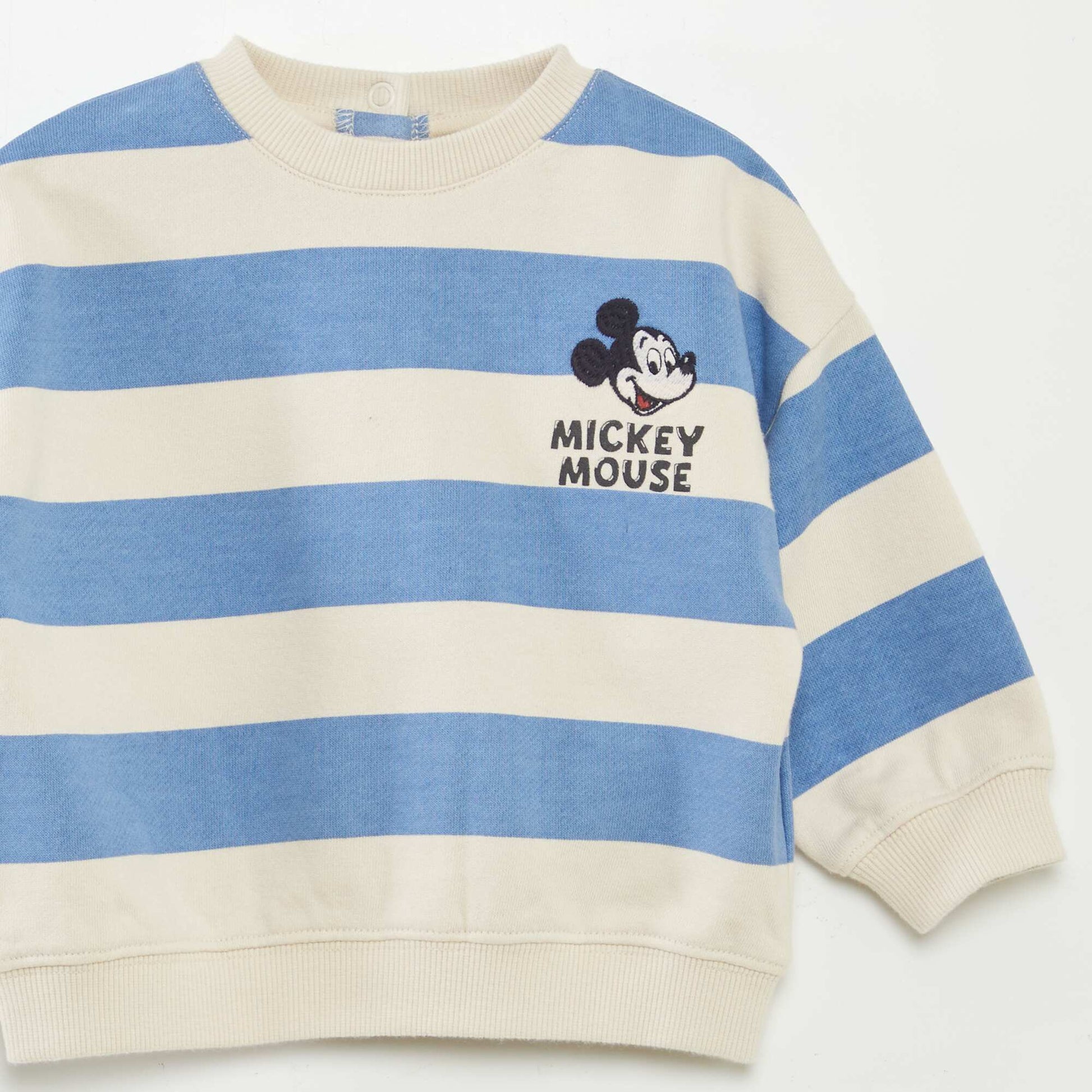 Sweat en french terry 'Disney' BLEU