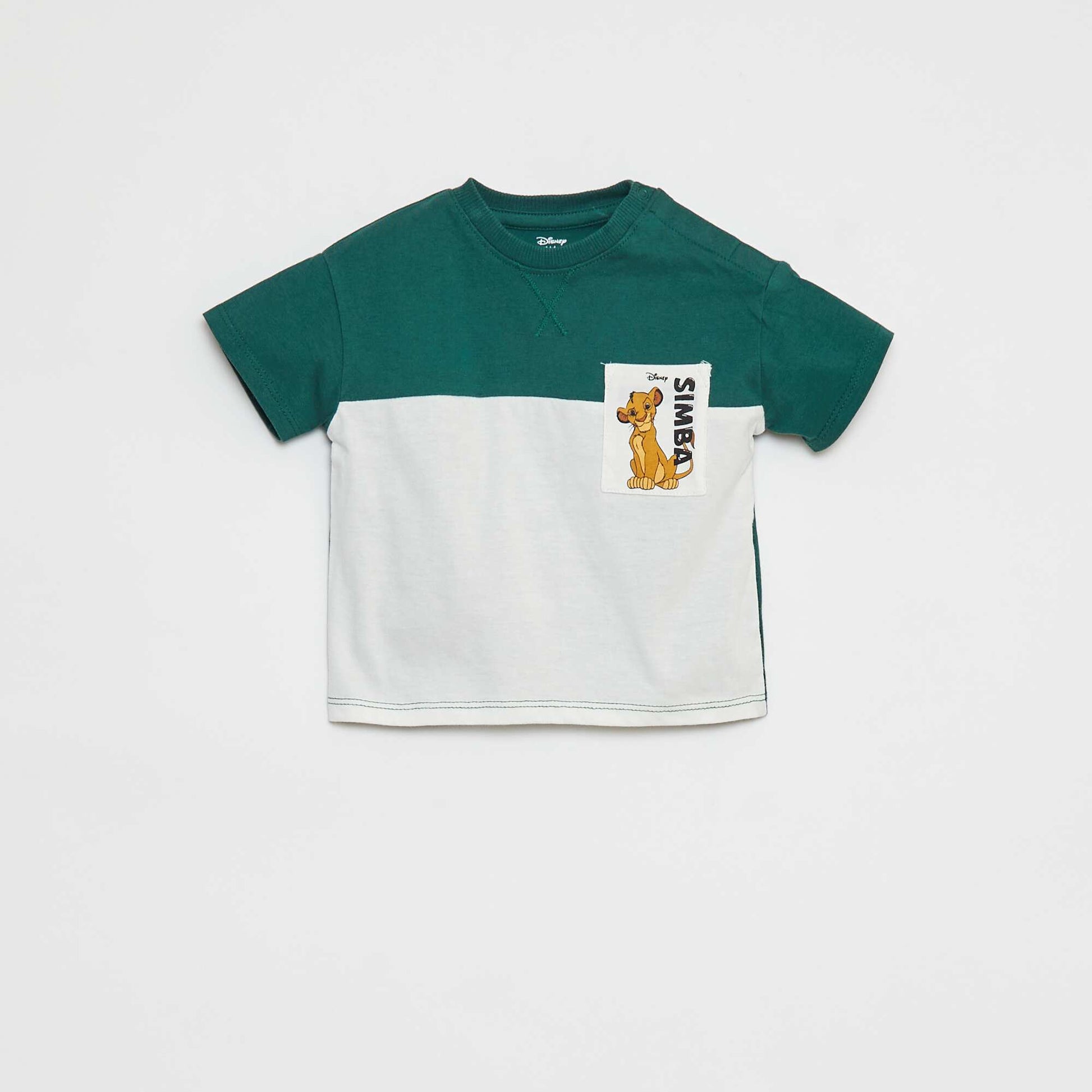 T-shirt à manches courtes avec print 'Disney' VERT