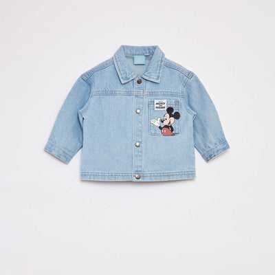 Veste en denim avec imprimé 'Disney' 'Mickey' BLEU