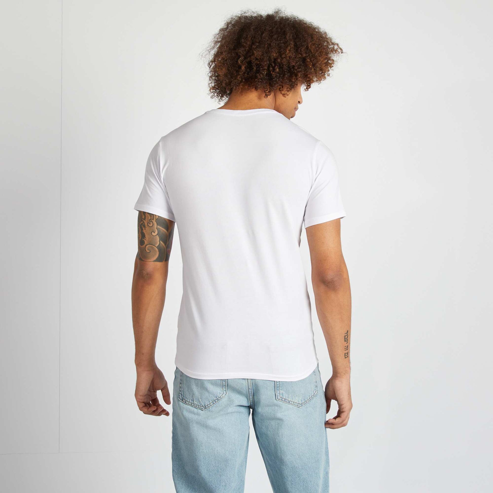 Tee-shirt regular stretch BLANC