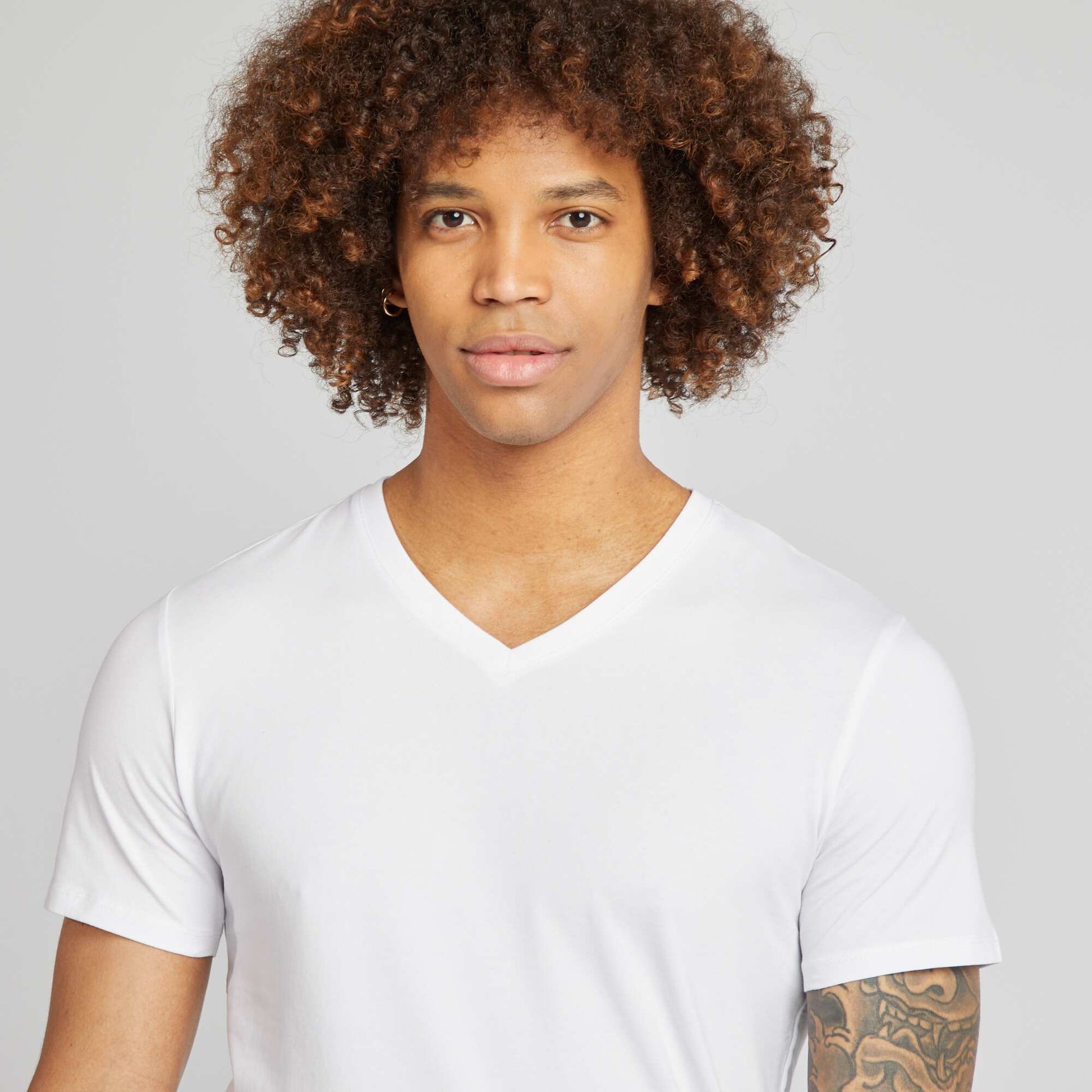 Tee-shirt regular stretch BLANC