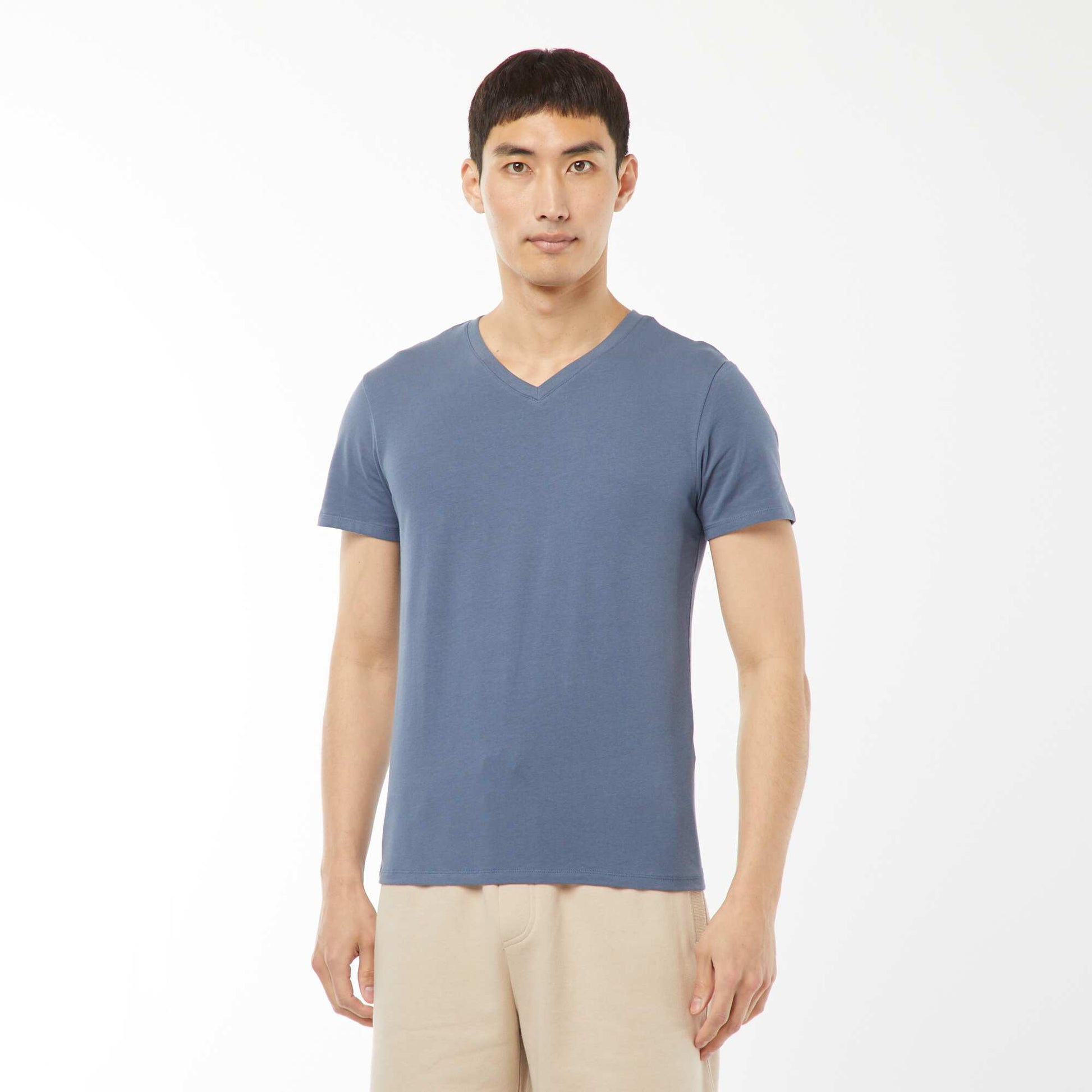 Tee-shirt regular stretch BLEU