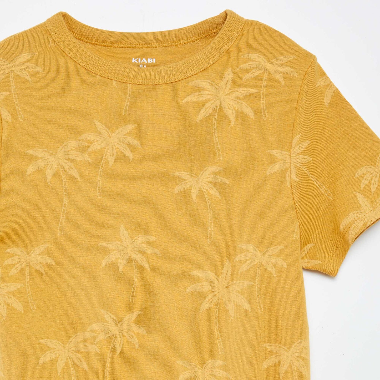 Ensemble pyjama court t-shirt + short avec imprimés - 2 pièces MARRON