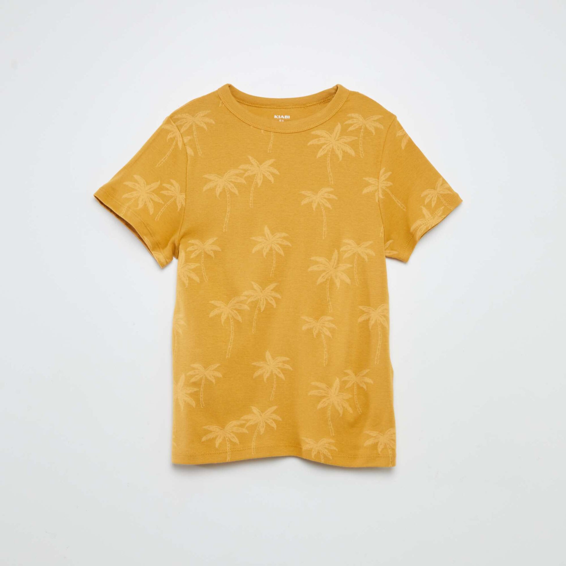 Ensemble pyjama court t-shirt + short avec imprimés - 2 pièces MARRON