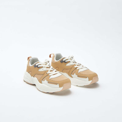 Baskets en mesh en simili BLANC