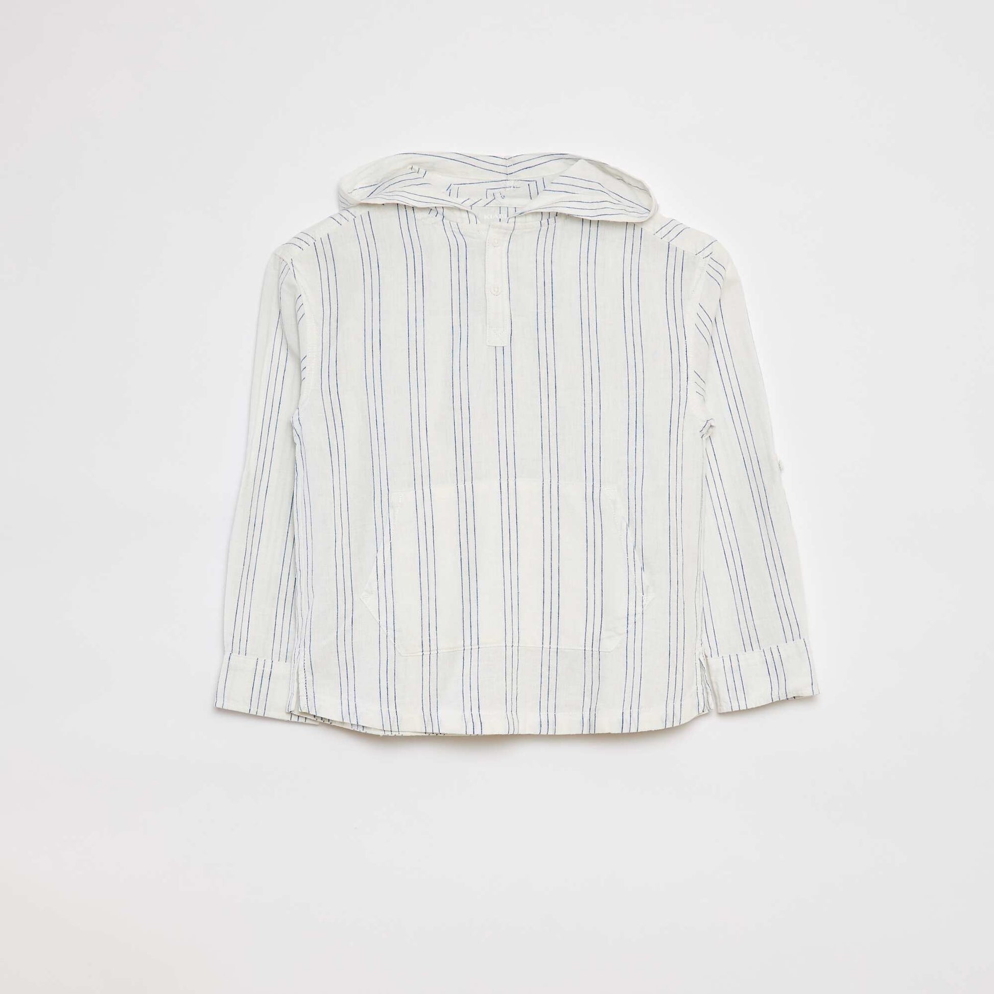 Chemise en lin mélangé VERT
