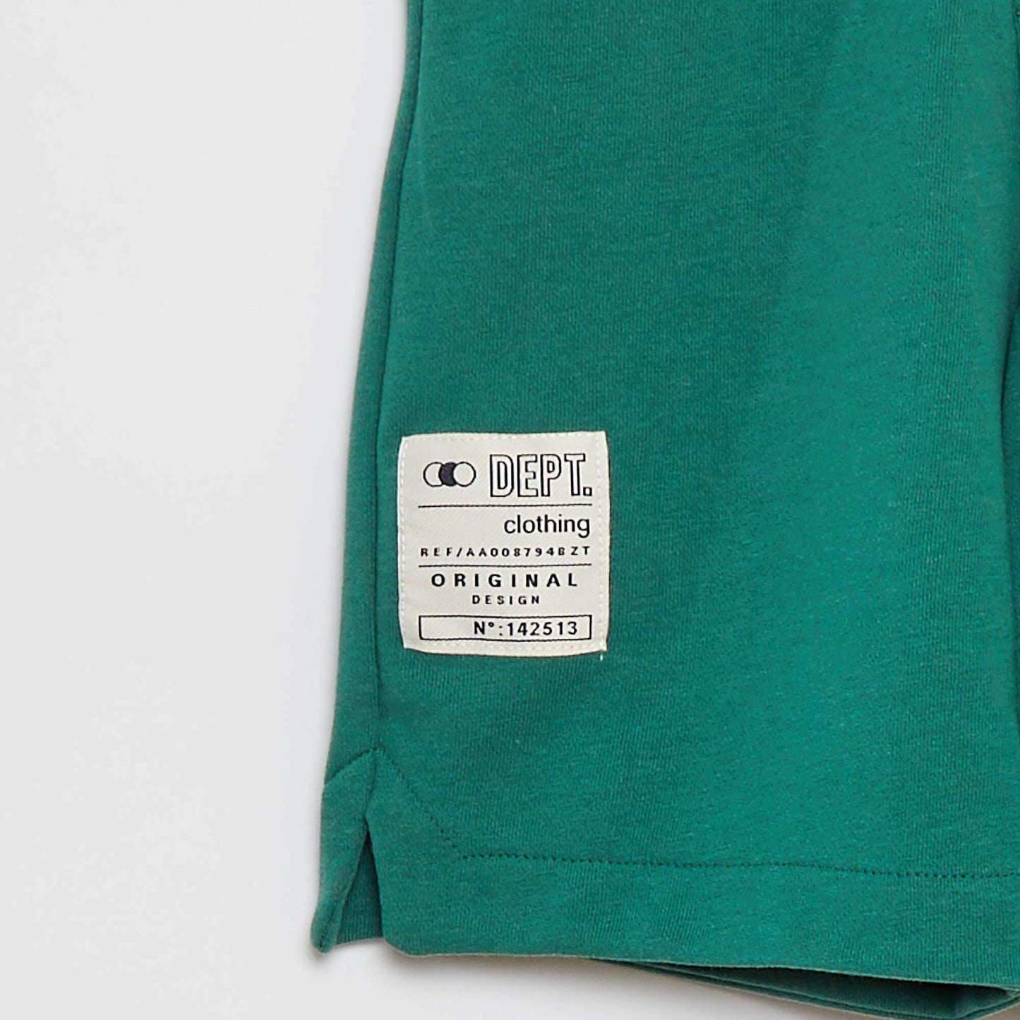 Short de sport avec taille contrastée VERT