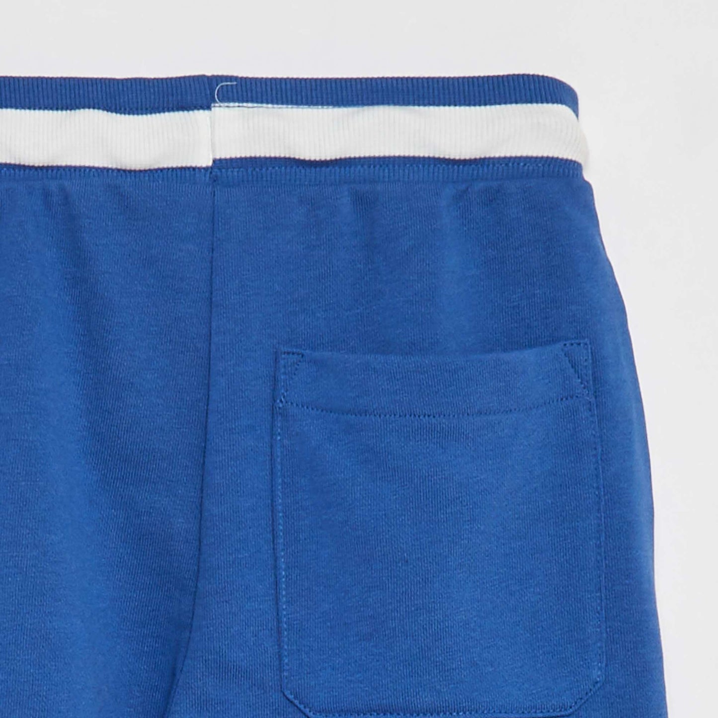 Short de sport avec taille contrastée BLEU