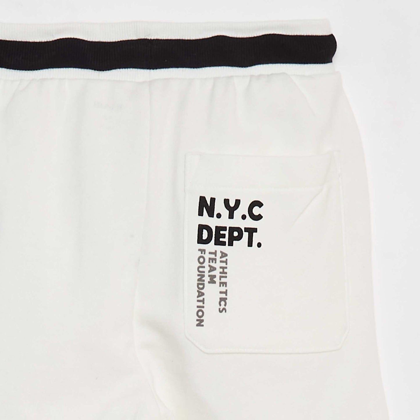 Short de sport avec taille contrastée BEIGE