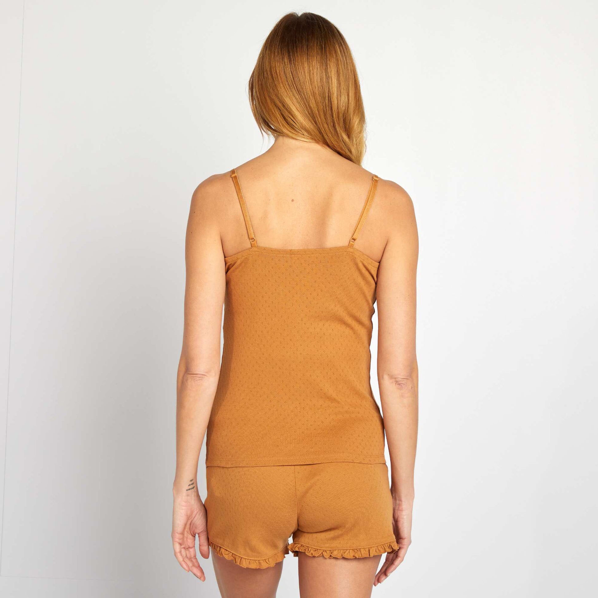 Ensemble pyjama grossesse - 2 pièces MARRON