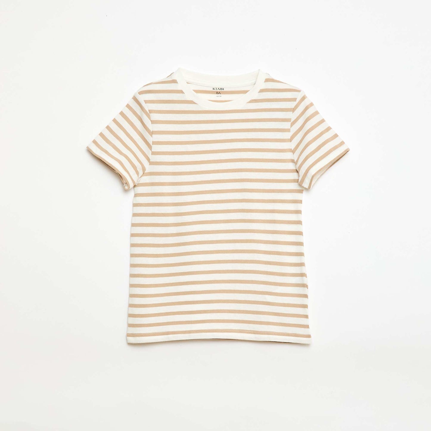 T-shirt manches courtes à motif BEIGE