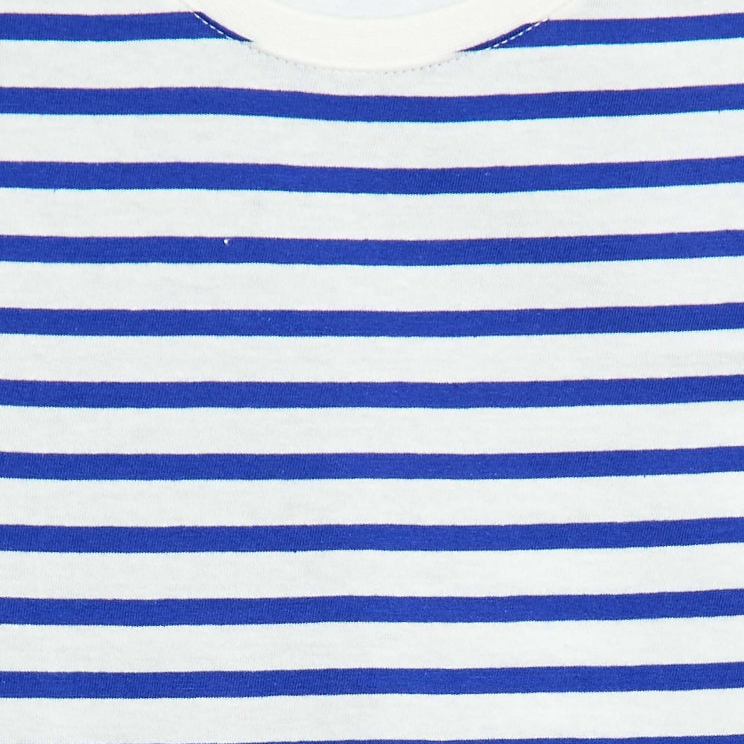 T-shirt manches courtes à motif BLEU
