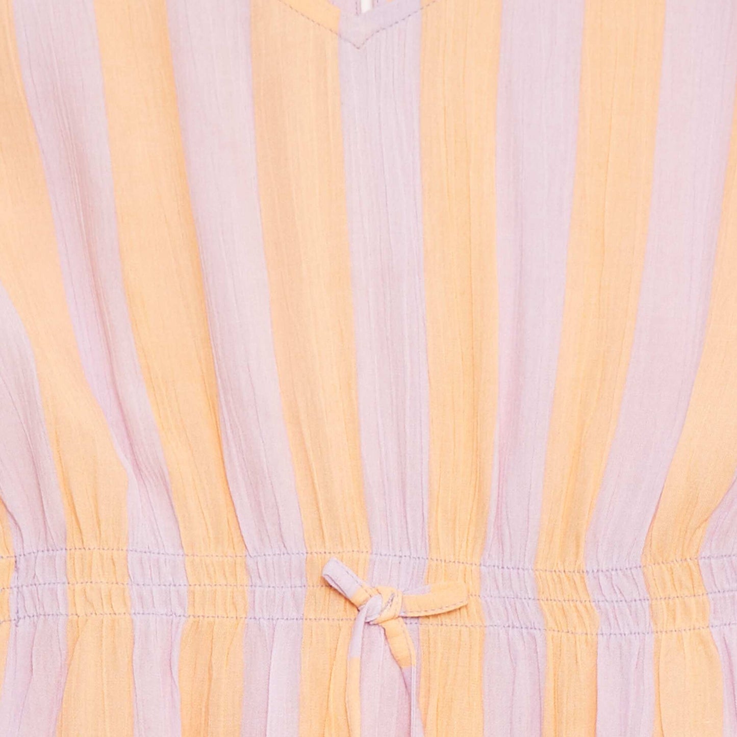 Robe à volants avec imprimé ORANGE