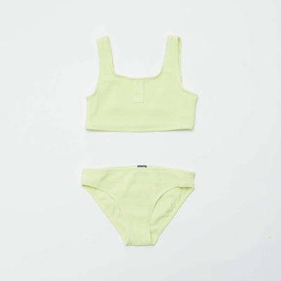 Maillot de bain uni - 2 pièces VERT