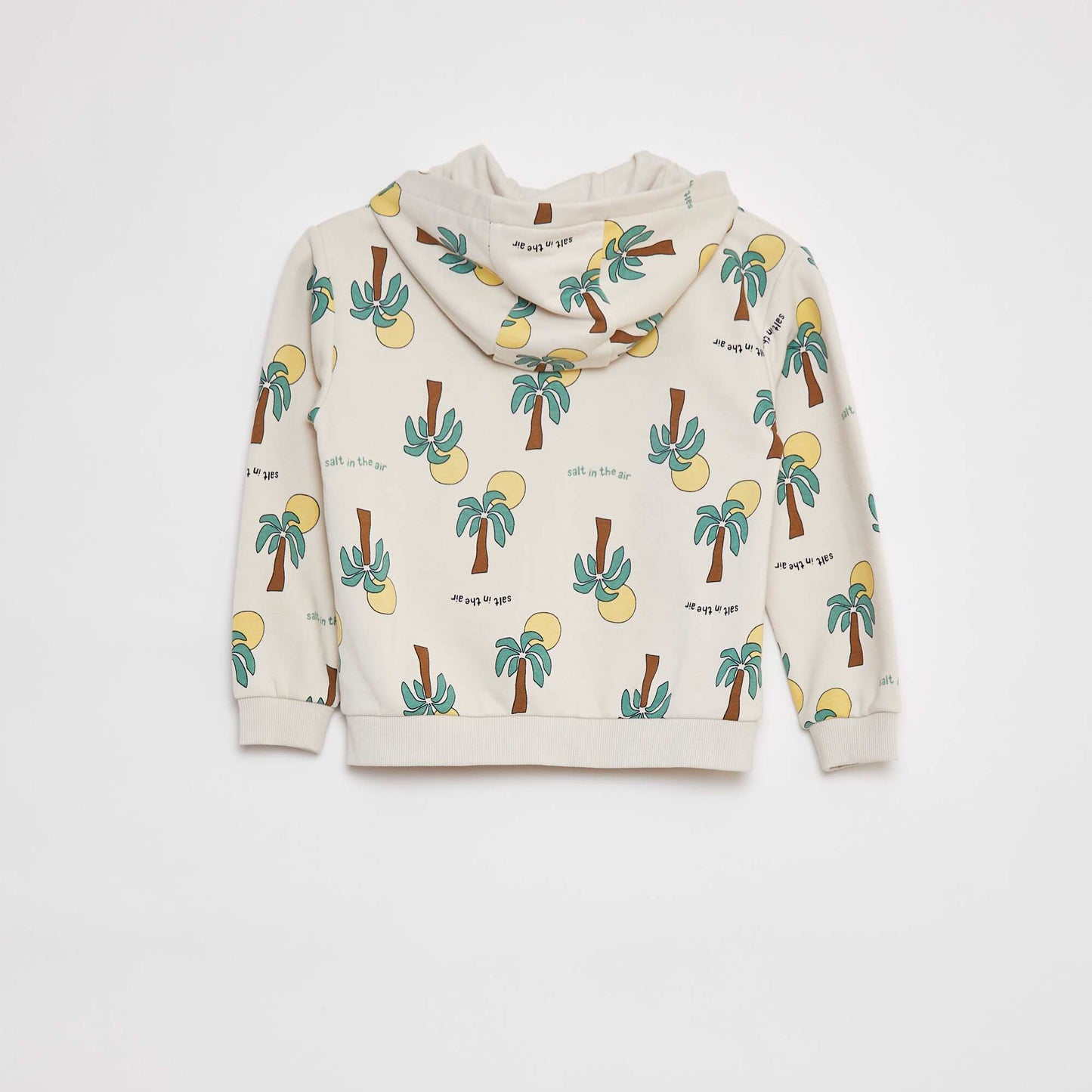 Sweat à capuche avec imprimé BLANC