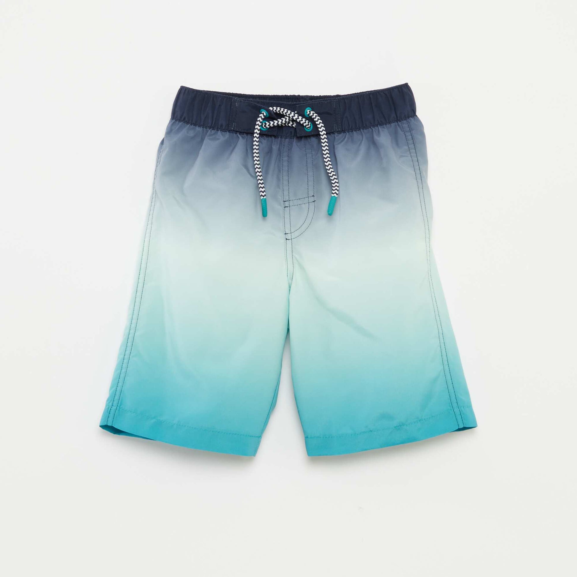 Short de bain long dégradé BLEU