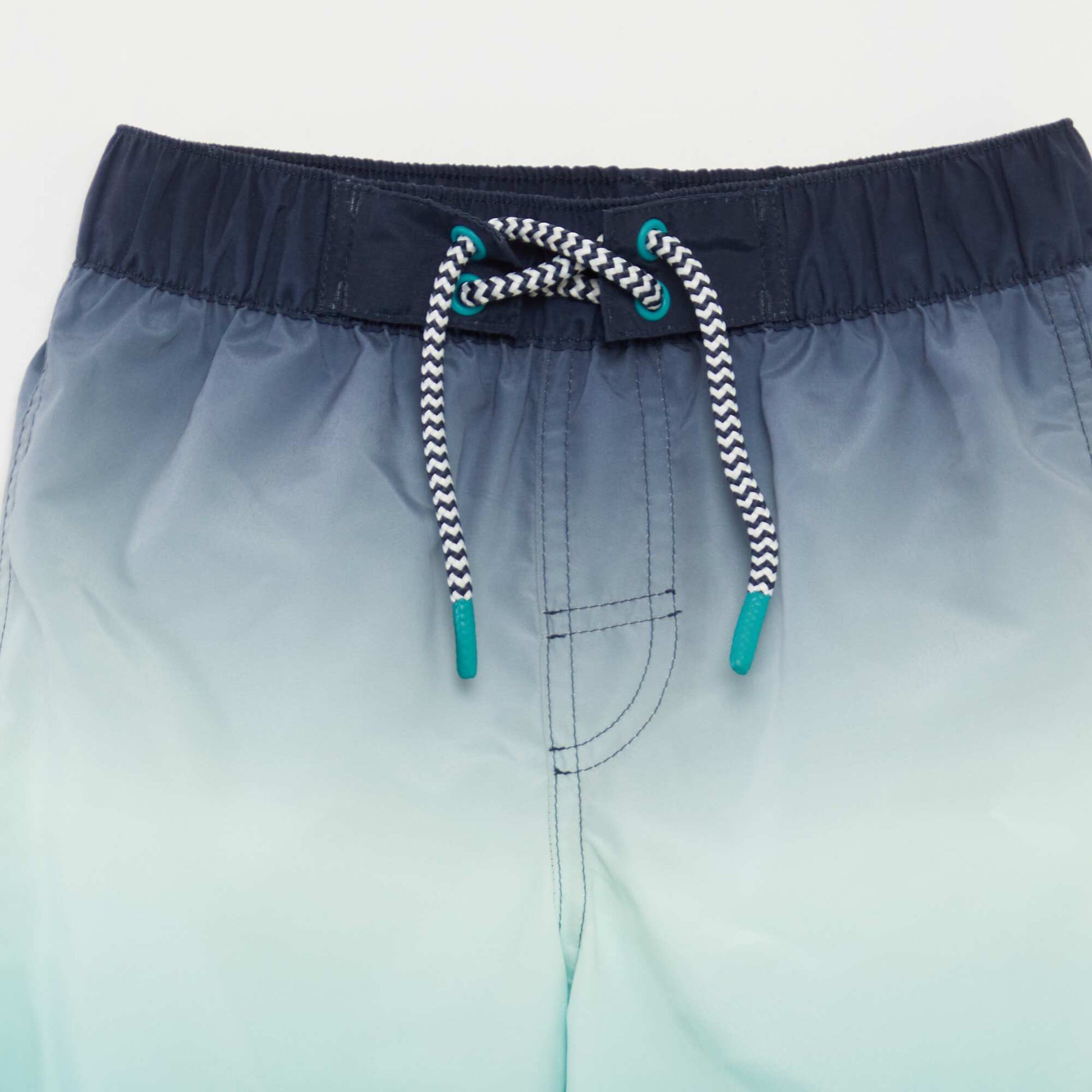 Short de bain long dégradé BLEU