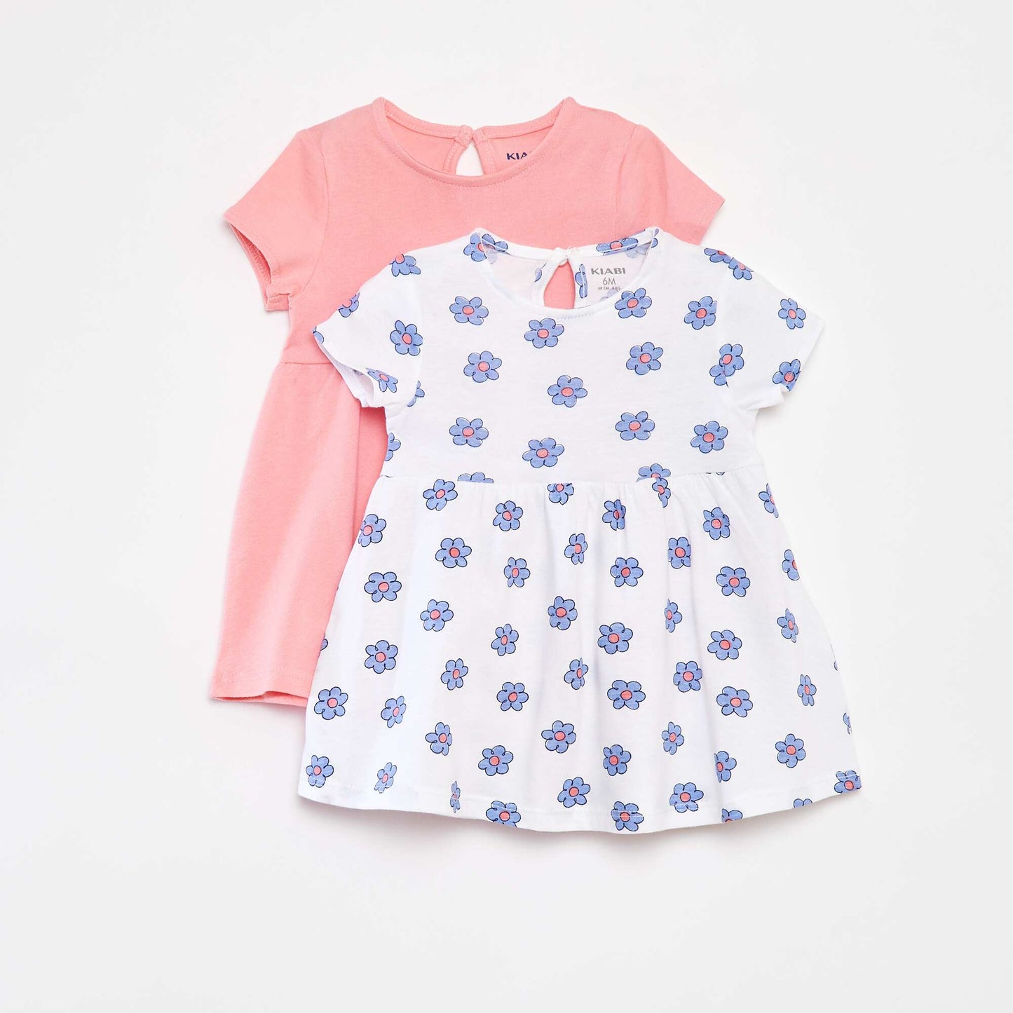 Lot de 2 robes à manches courtes ROSE