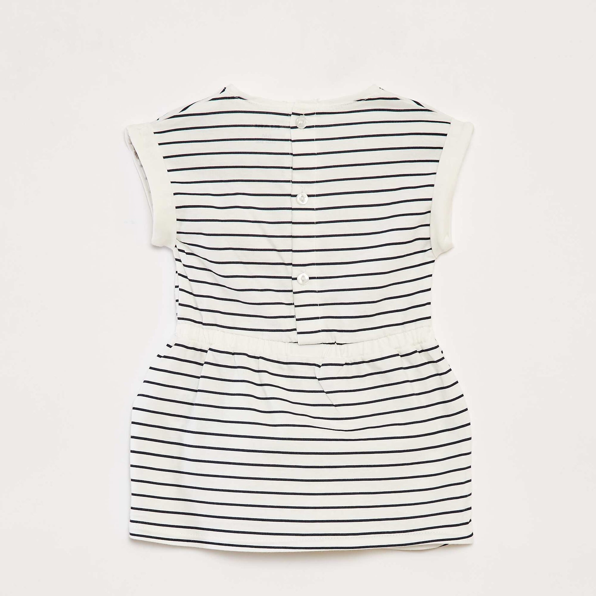 Robe en jersey à motif BLANC