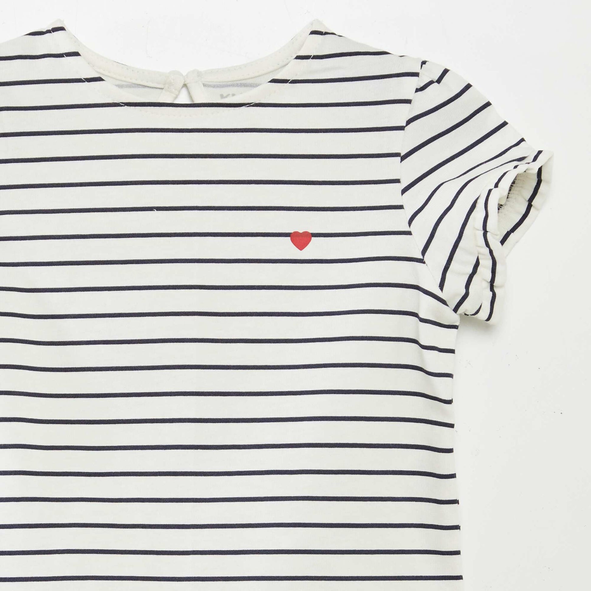 Ensemble t-shirt + legging côtelé - 2 pièces BLANC