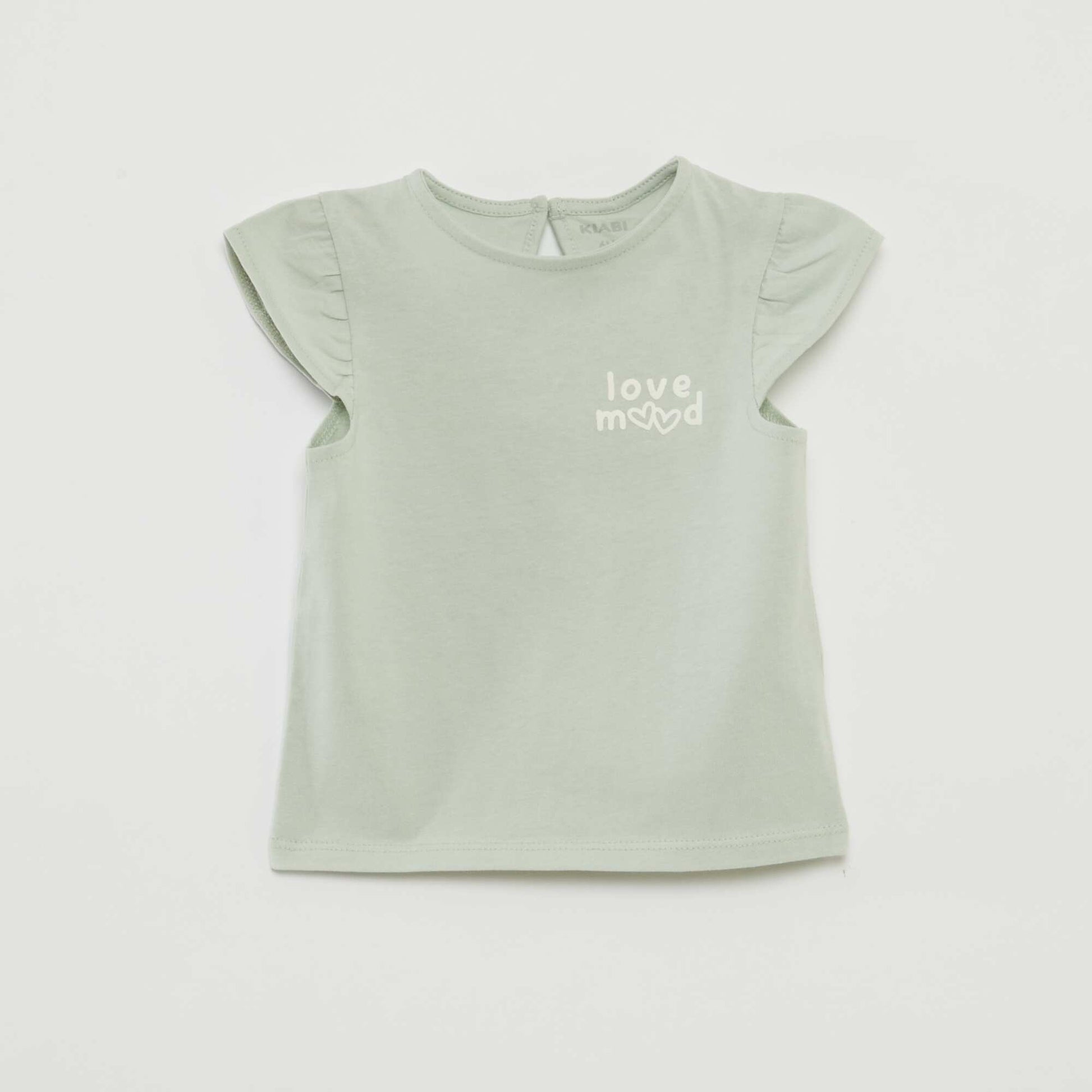Ensemble short + t-shirt volanté - 2 pièces VERT