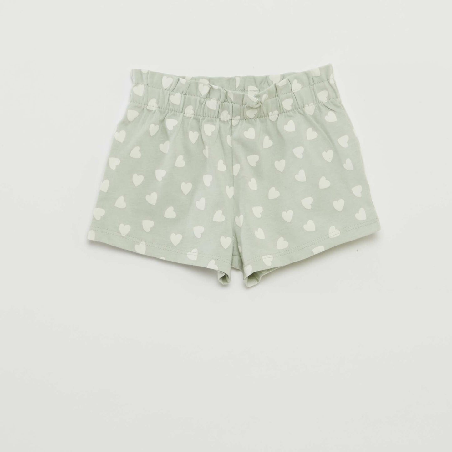 Ensemble short + t-shirt volanté - 2 pièces VERT