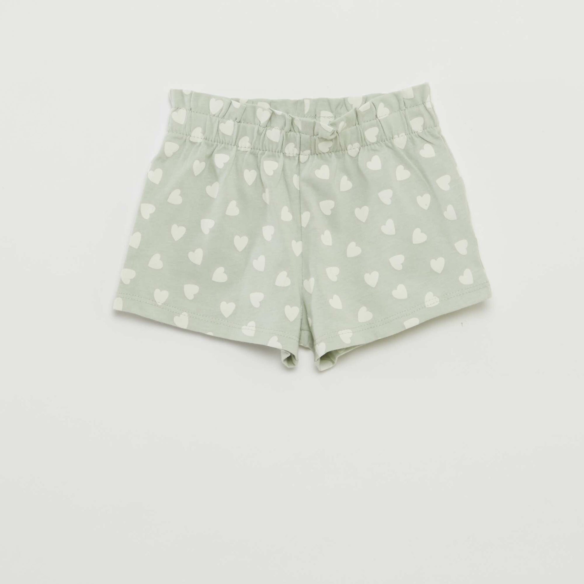 Ensemble short + t-shirt volanté - 2 pièces VERT