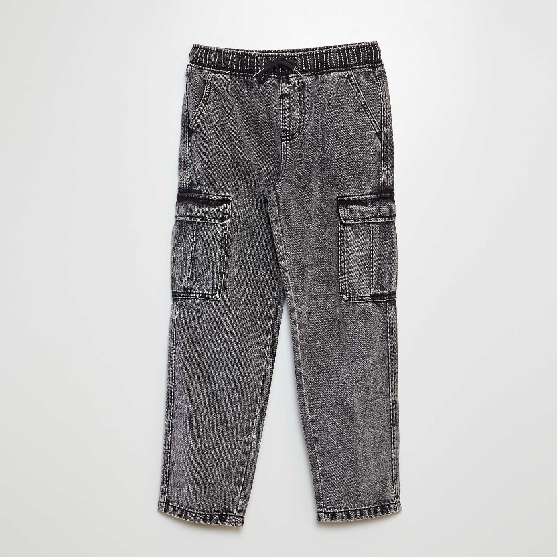 Jean denim avec poches GRIS