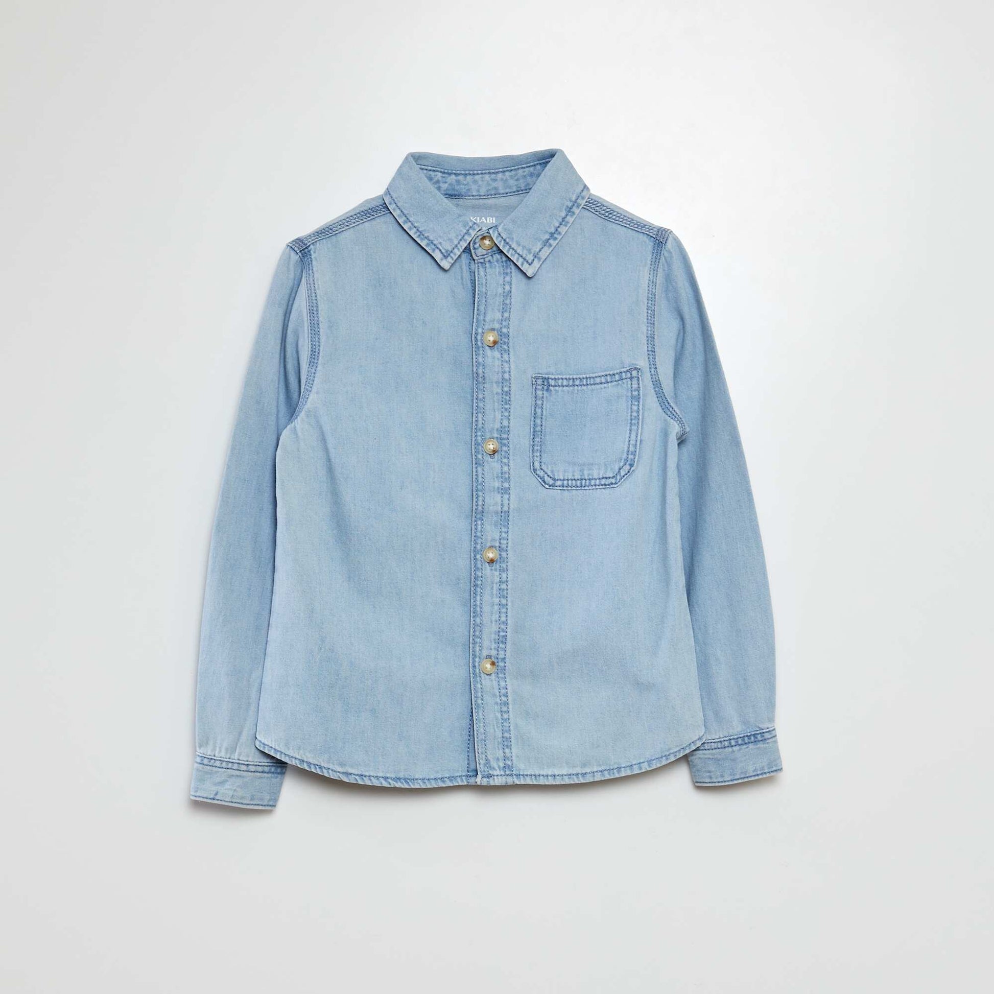 Chemise en denim BLEU