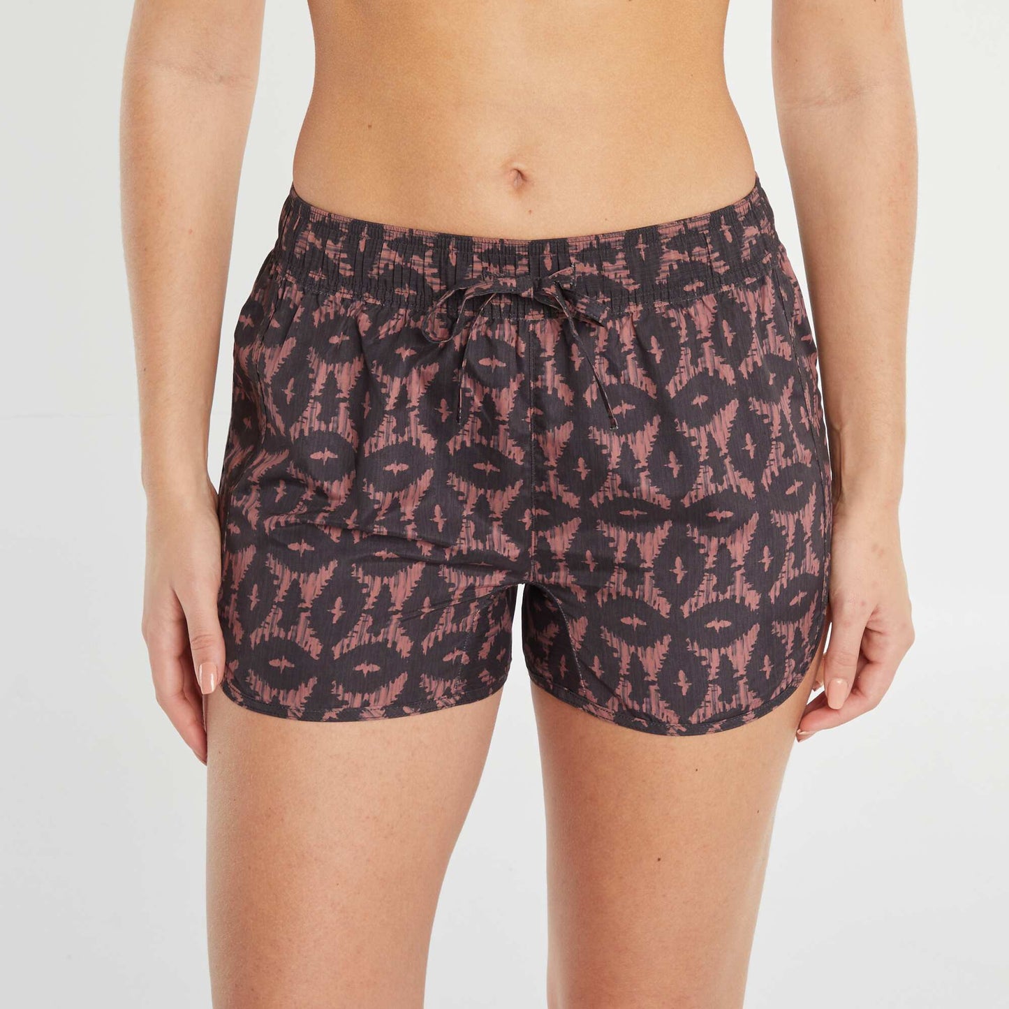 Short de bain imprimé IKAT