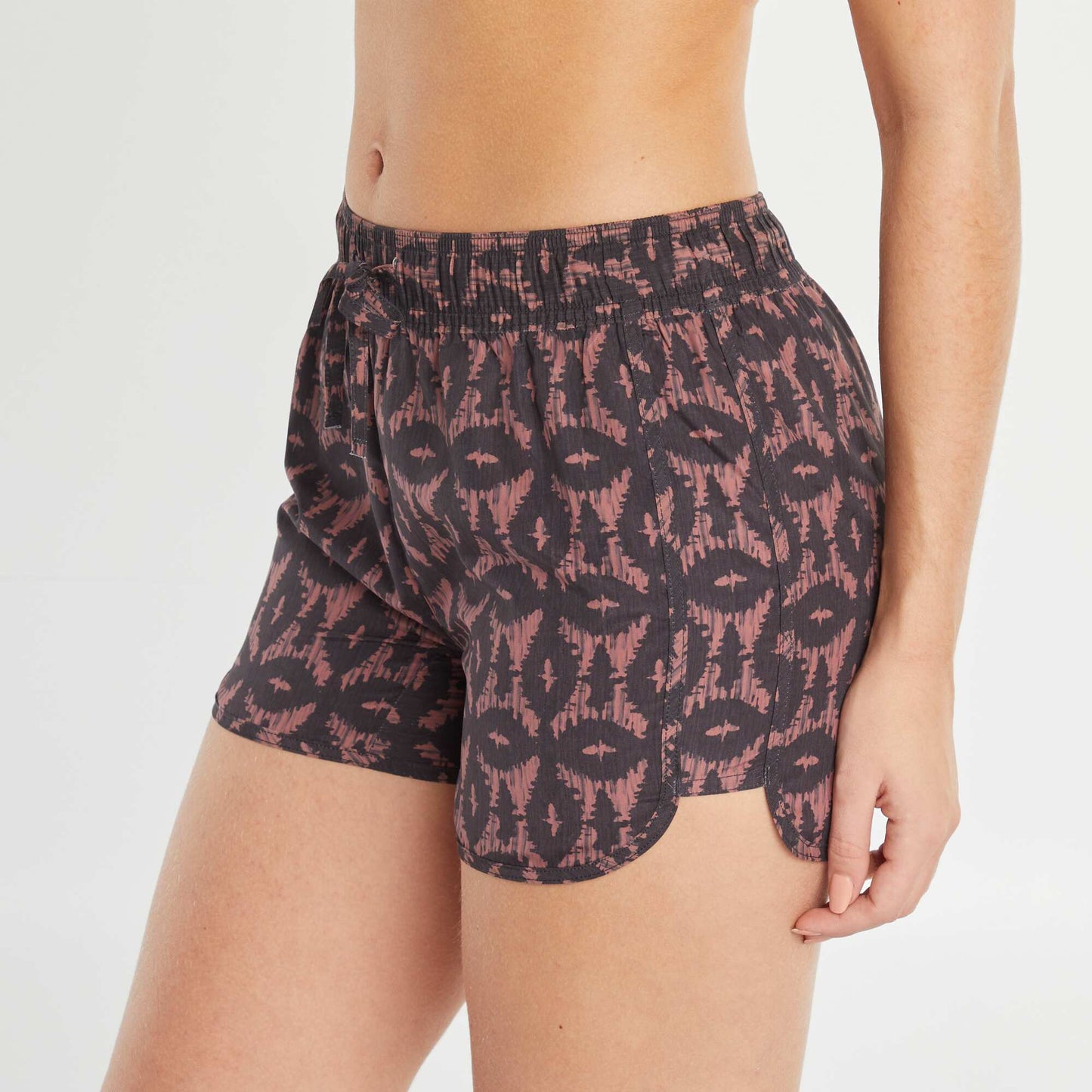 Short de bain imprimé IKAT