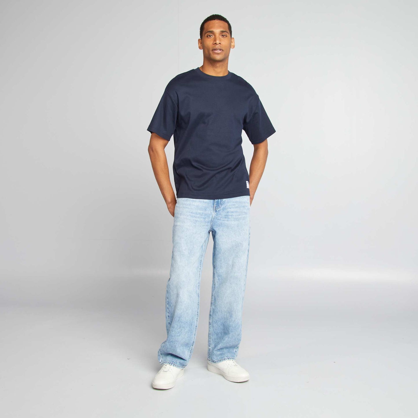 Jean baggy - Large Marine