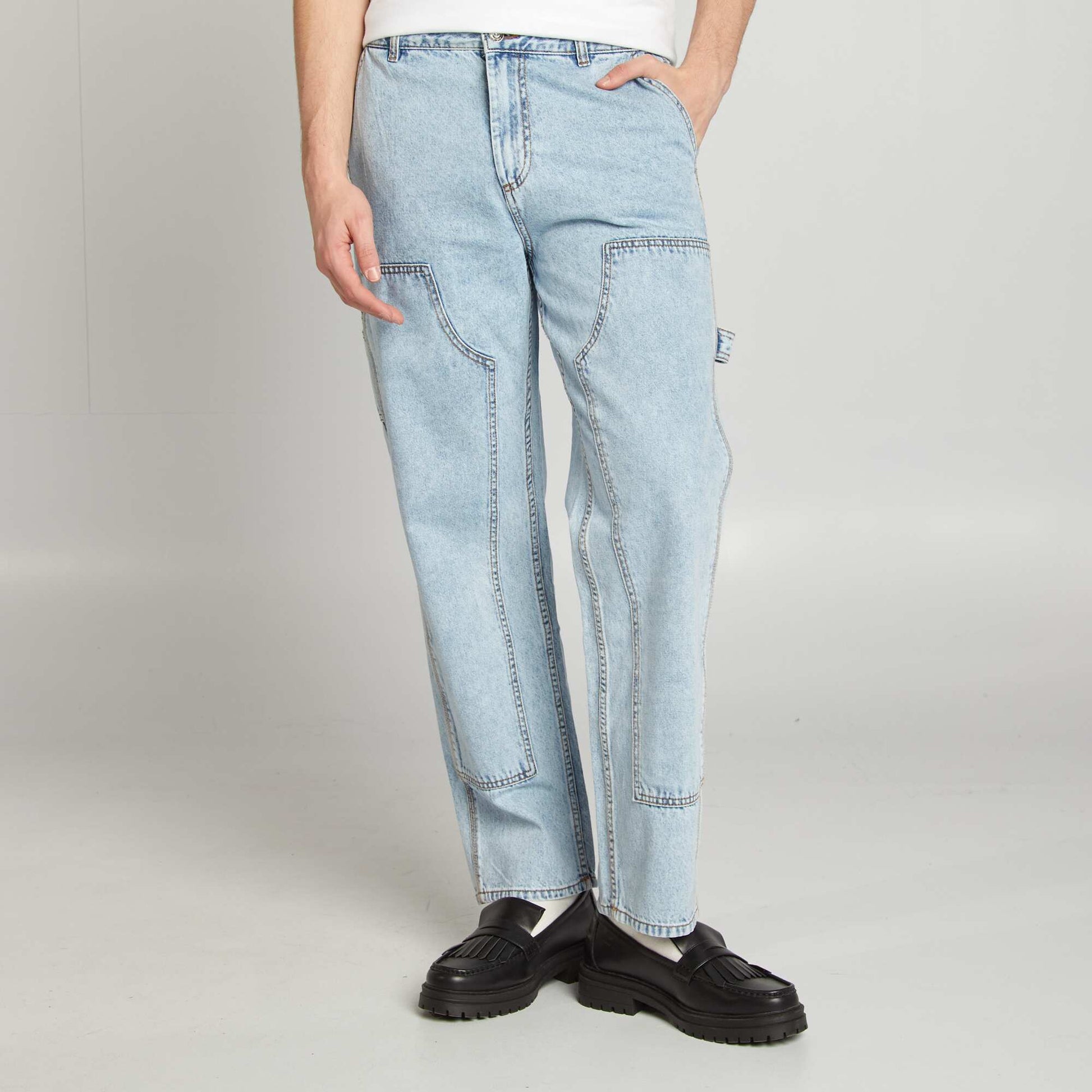 Jean style carpenter BLEU